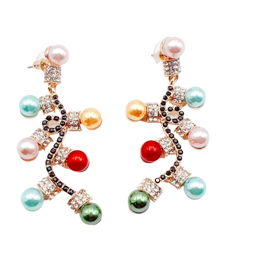 Colorful Ornament Earrings R36