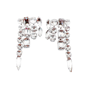 Jeweled Silver Crystal E25