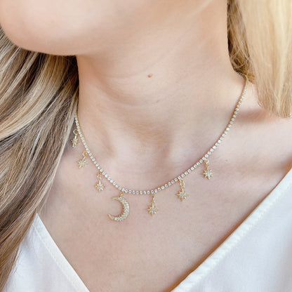 Constellation Necklace Gold J43