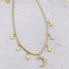 Load image into Gallery viewer, Constellation Necklace Gold K9
