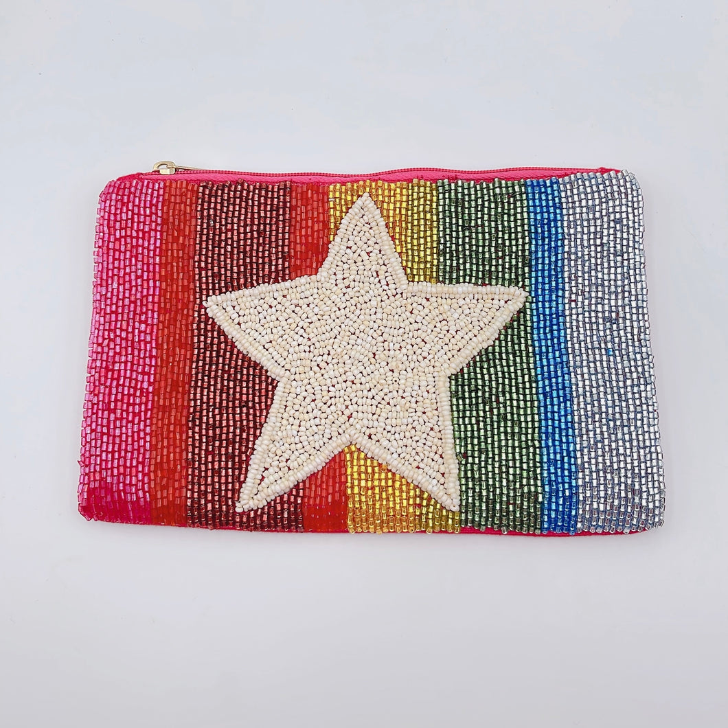 Star rainbow pouch