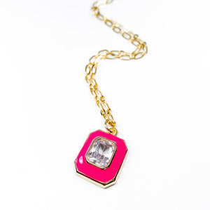 Connie Hot Pink Necklace M7