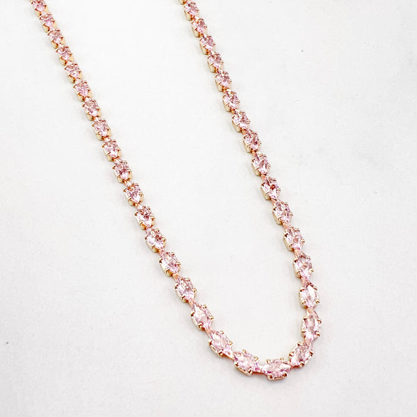 Emily Pink Stone Necklace M4