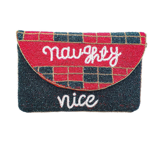 Naughty/Nice Clutch