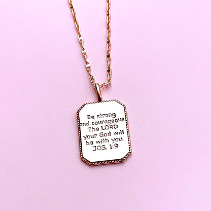 Joshua 1:9 Necklace I-49