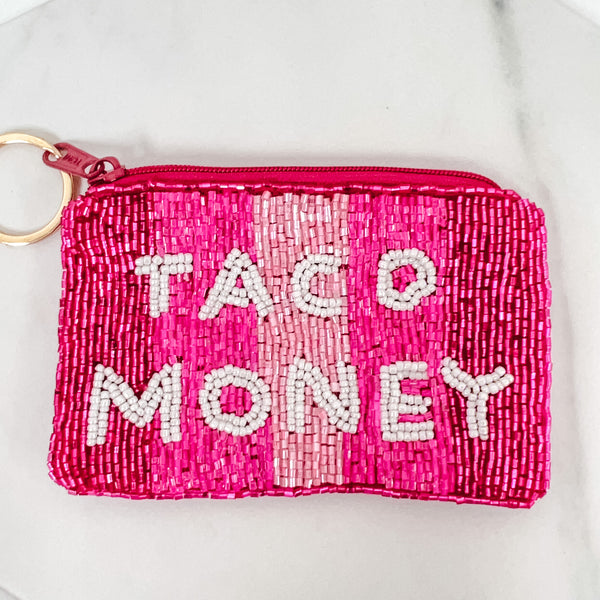 Taco Money Keychain Pouch V7