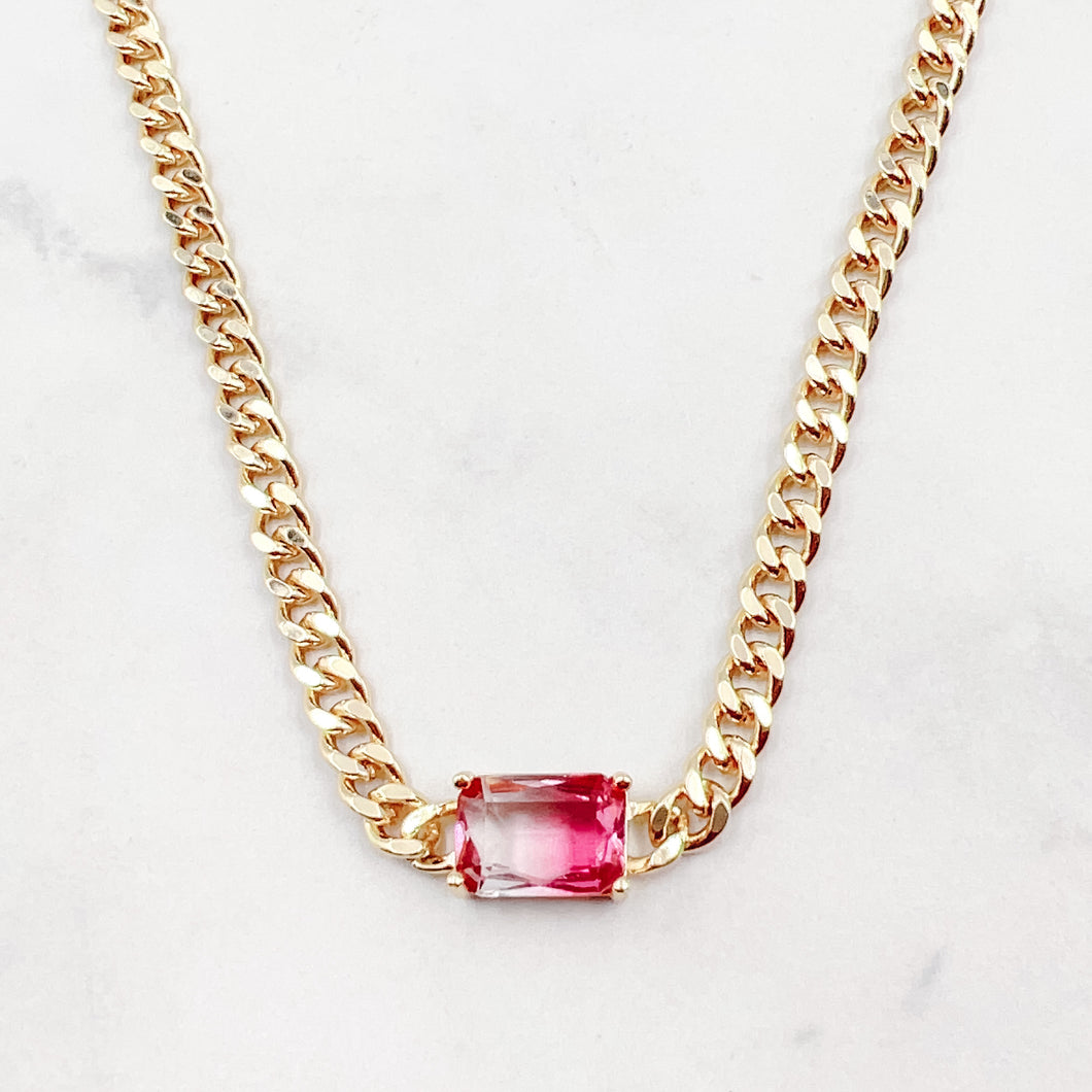 Royal Gem Pink Necklace M5