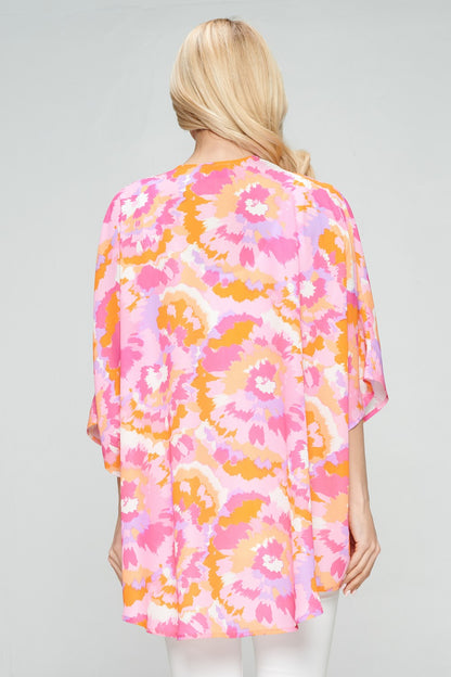 Adrienne Tie Dye Dolman Sleeve oversized