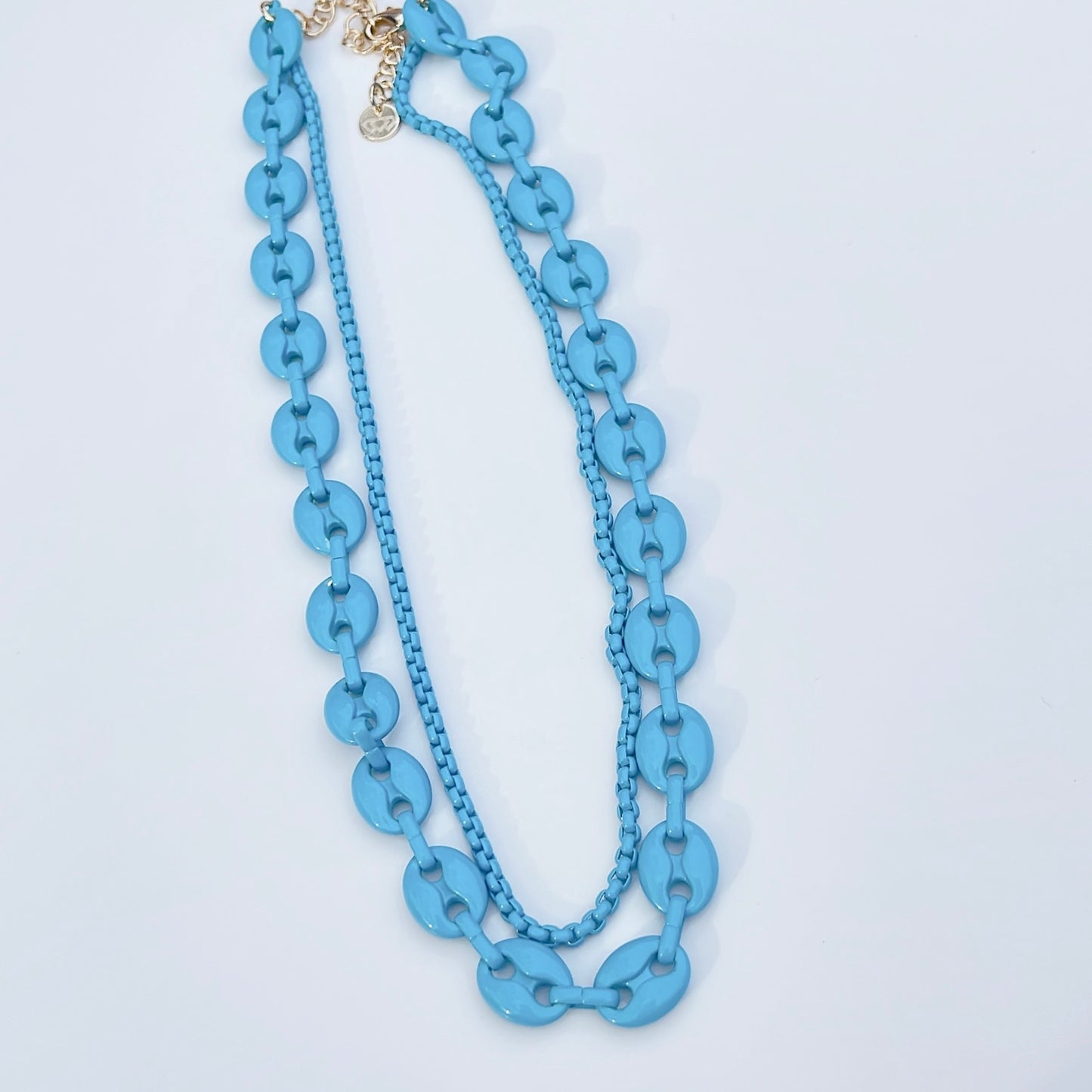 Double G blue Necklace N14