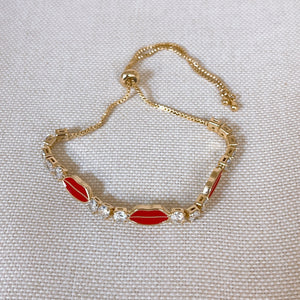 Red Kiss Bracelet O33