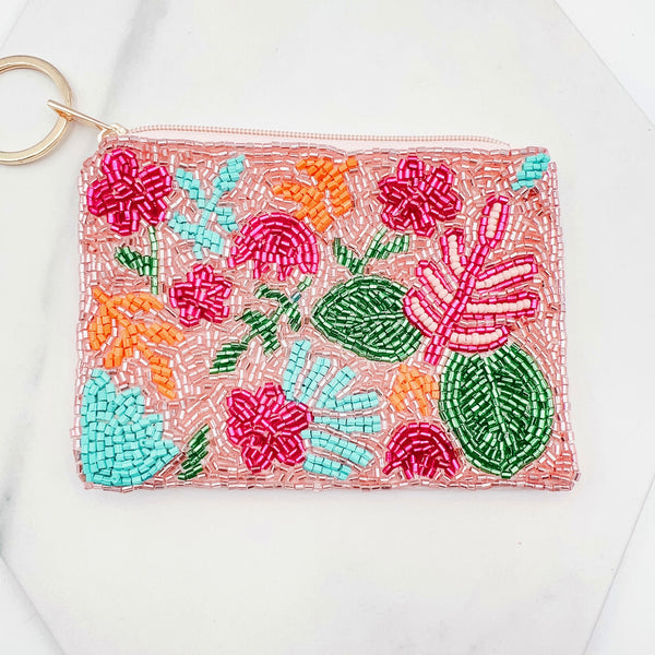 Tropical Keychain Pouch V6