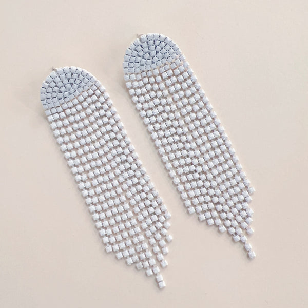 Jelly White Earrings D59