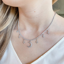 Load image into Gallery viewer, Constellation Necklace Silver K9
