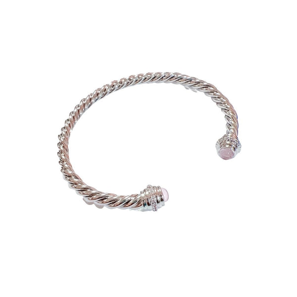 Silver Rope Clear Crystal Line