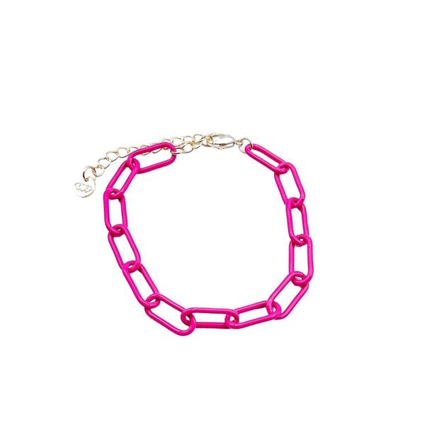 Link Hot Pink Bracelet O41