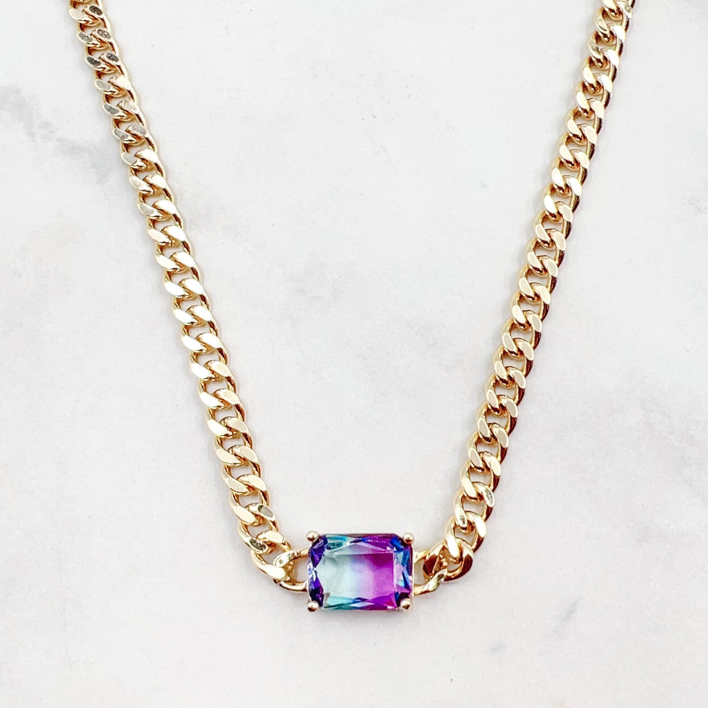 Royal Gem Purple/Blue Necklace M17