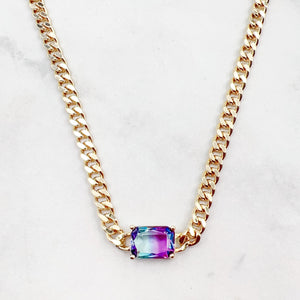 Royal Gem Purple/Blue Necklace M5