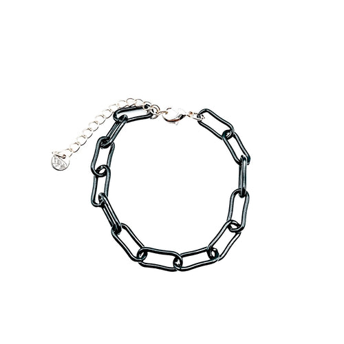 Link Black Bracelet O41