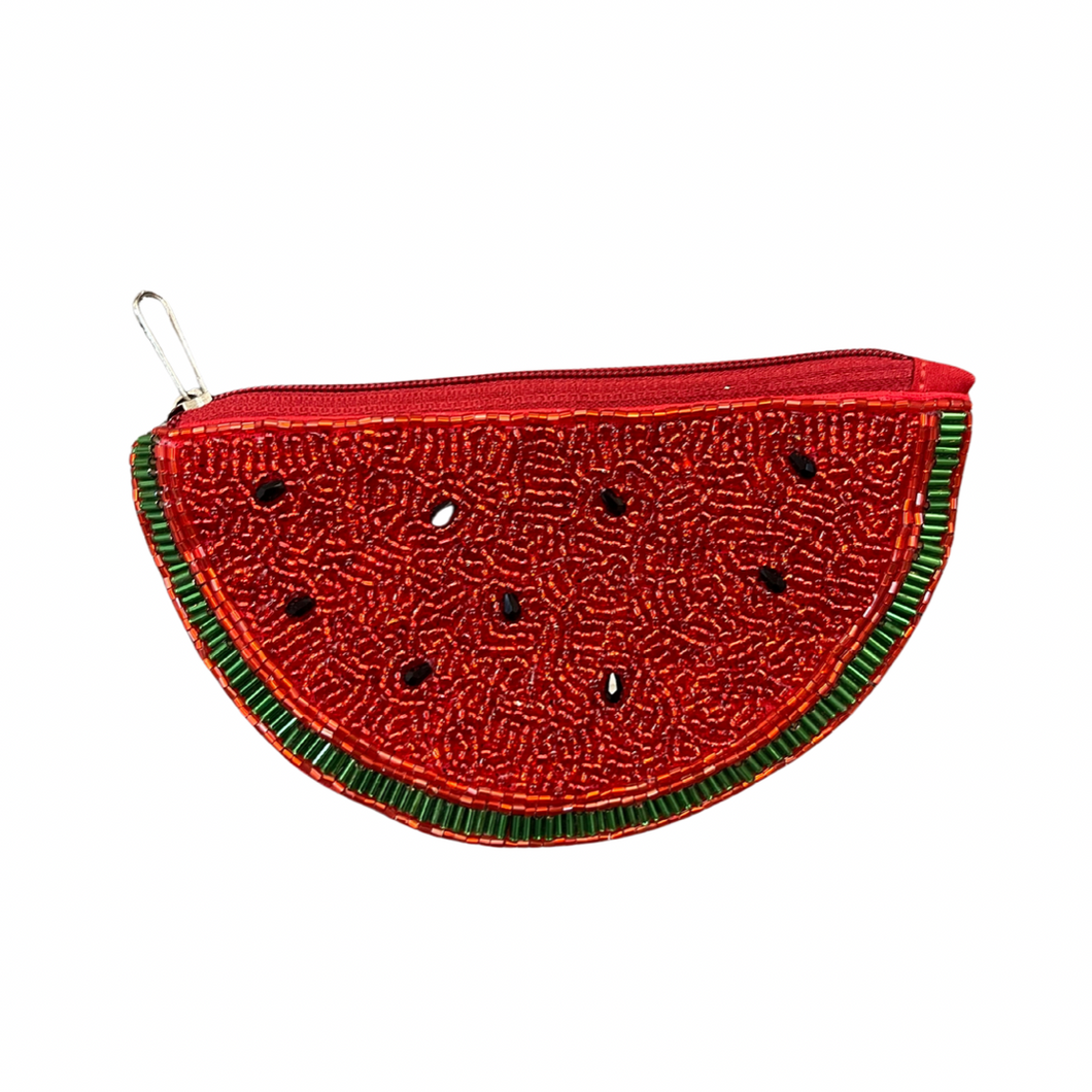 HERMES Tutti Frutti Watermelon Coin Purse Leather with Box | eBay