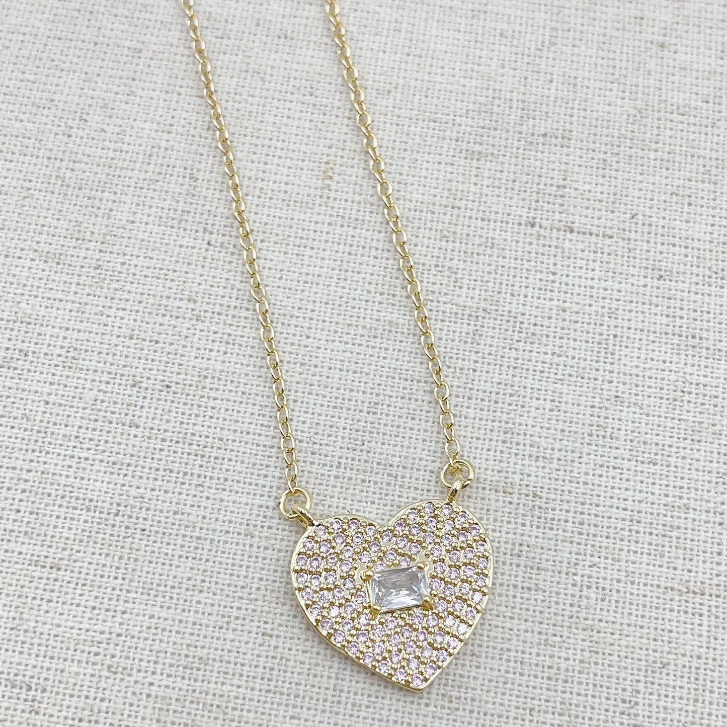 Dainty Pink Heart J1