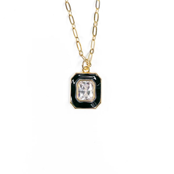 Connie Black Necklace M7